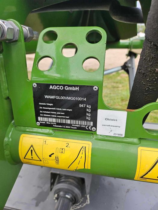 Fendt Slicer 310 - Jak nowa, 2022 rok, przednia kosiarka, polski salon