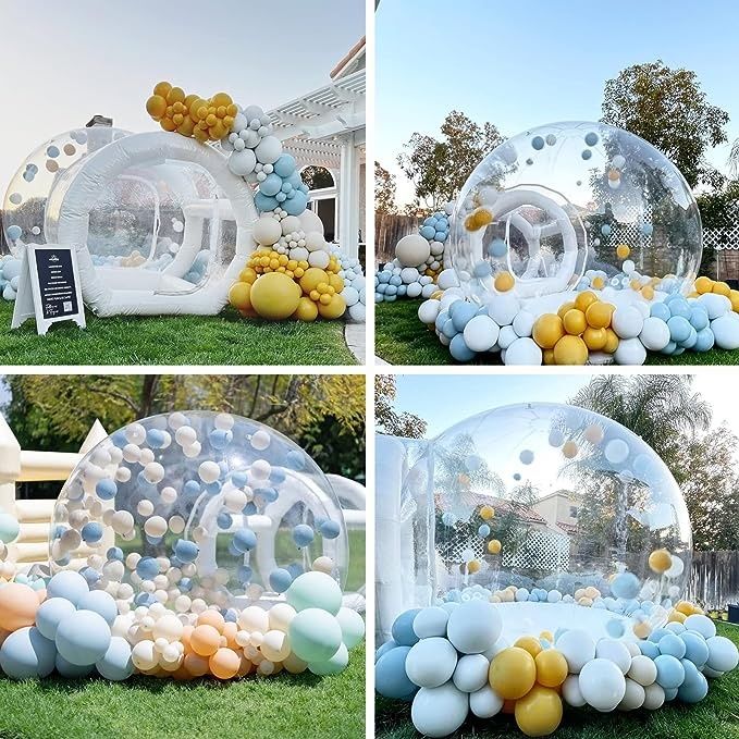 Dmuchaniec zjeżdżalnia Euro-Bungee trampolina wynajem Bubble Piana