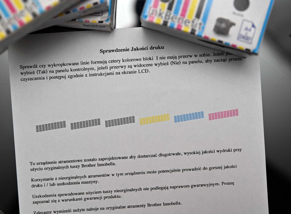 Brother DCP-J105 A4 WIFI TANI Tusz10pln drukarka kolor ksero