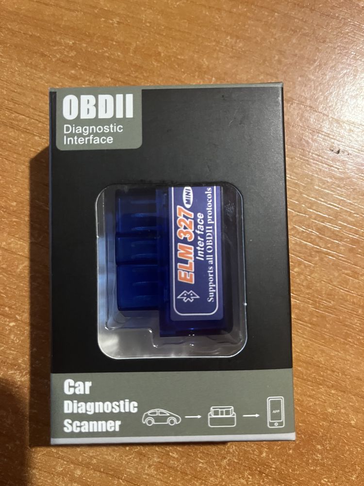 Автосканер OBD 2, OBD II, obd сканер помилок автосканер v 1.5, ELM 327