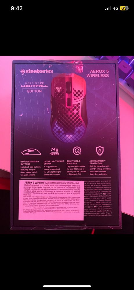 Rato SteelSeries Aerox 5