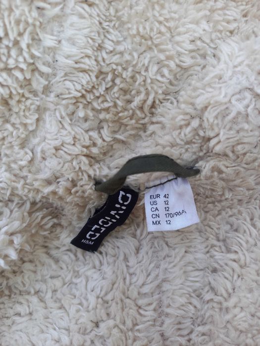 H&M Divided. Damska parka, khaki. Roz 42
