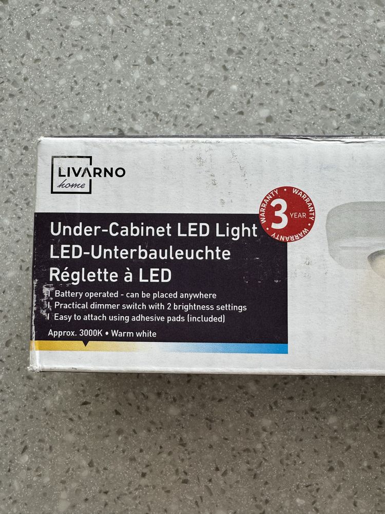 Лед лампа німецька Livarno Home від батарейок