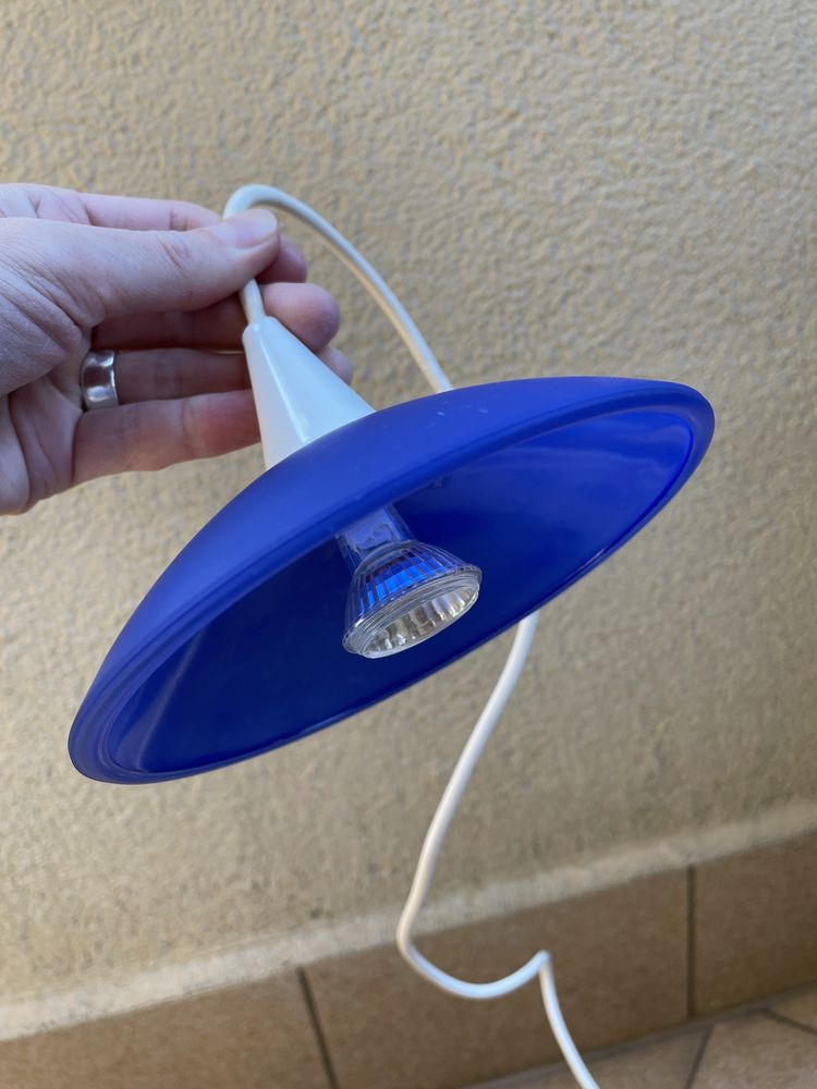 Lampka / halogen - szklany klosz - 2 sztuki