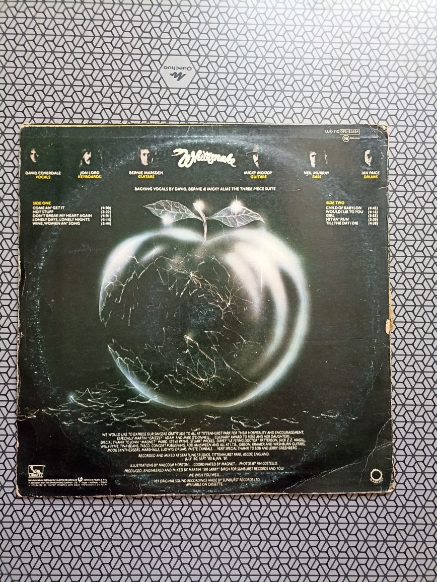 Come an' get it, Whitesnake