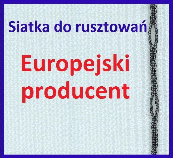 Siatka do rusztowań 2,57x10 siatka rusztowaniowa siatka na rusztowanie