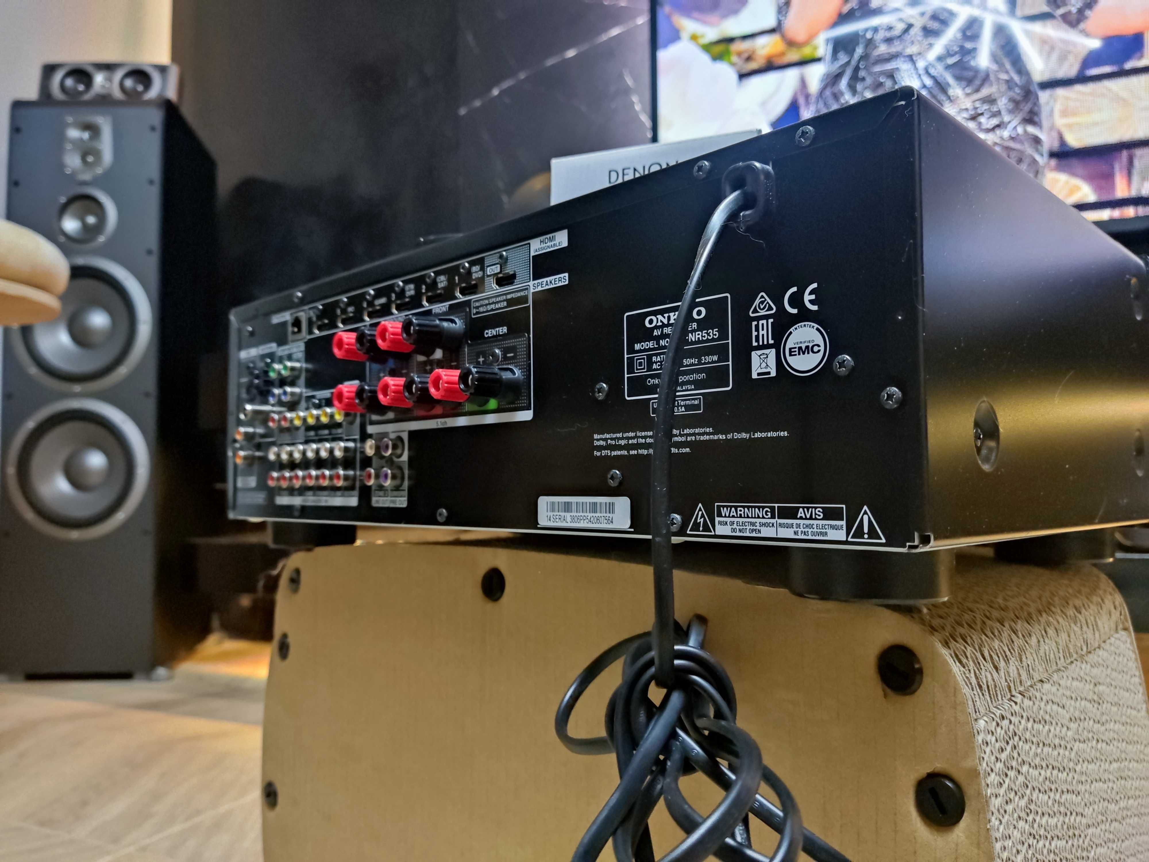 Onkyo TX-NR535 Nowoczesny amplituner 5.2
