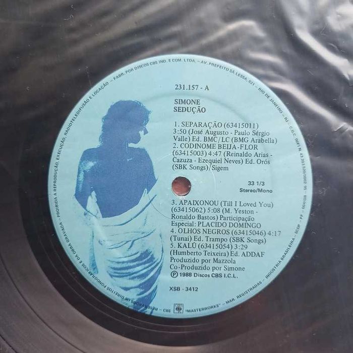 Simone LP Sedução Brasil 1988