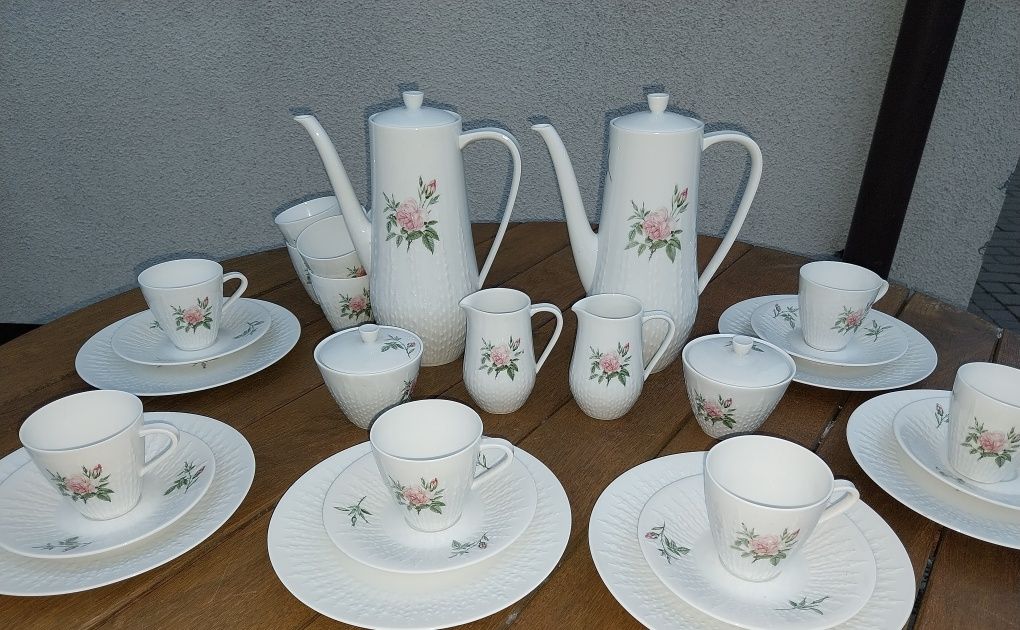 Hutschenreuther Exzellenz Rosita serwis porcelanowy