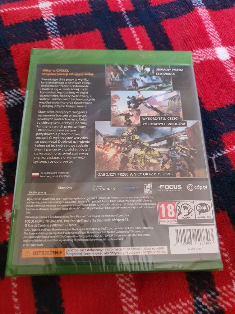 Gra na konsole Xbox One Series X The Surge