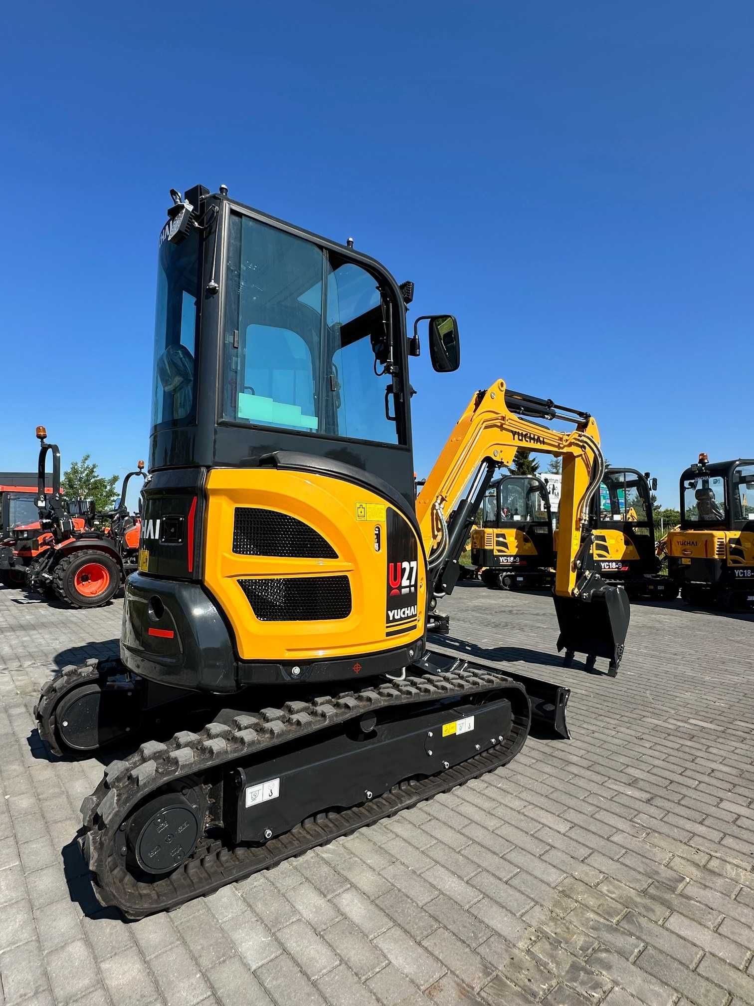 NEX Yuchai U27 nowa minikoparka Yanmar 3TNV80F 2,7t
