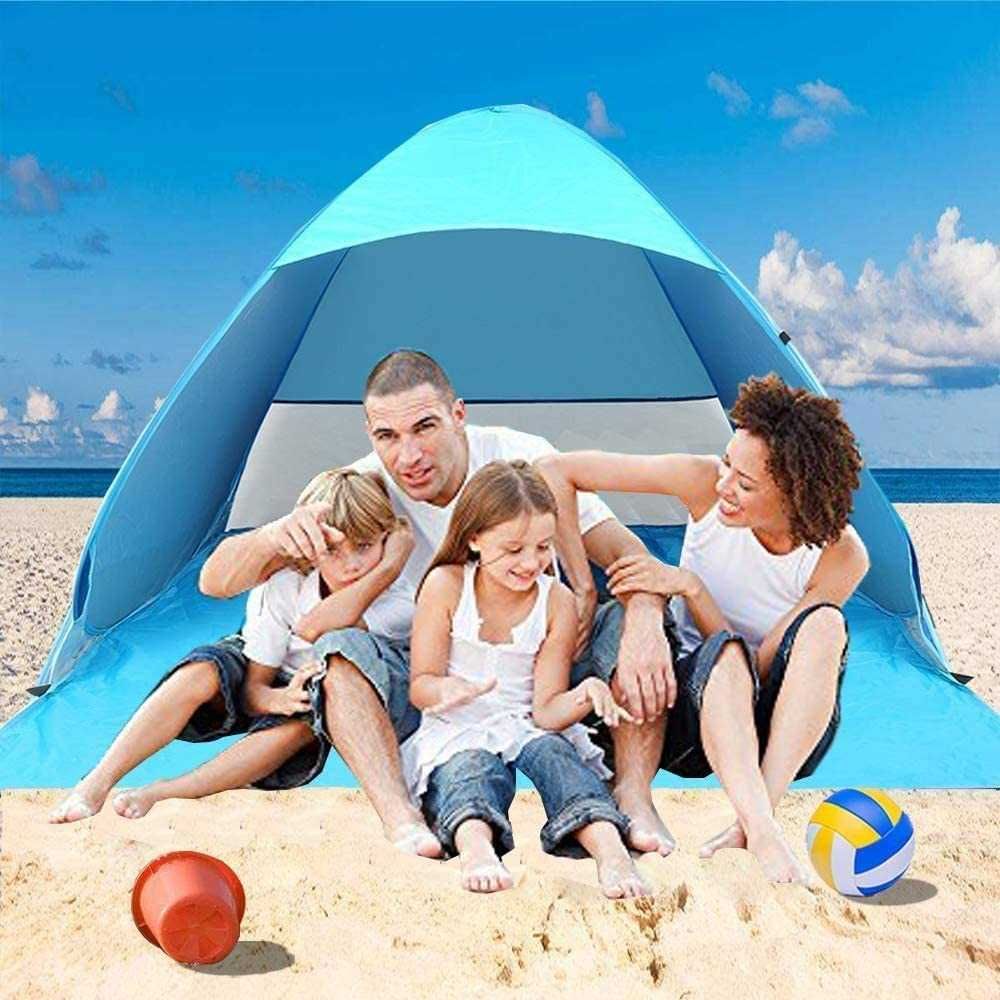 Tenda de praia para 1-3 pessoas (165 x 150 x 110) cm- NOVA