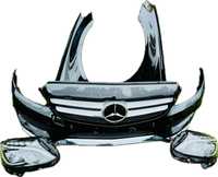Przód kompletny maska zderzak chłodnice Mercedes C-klasa W205 EU