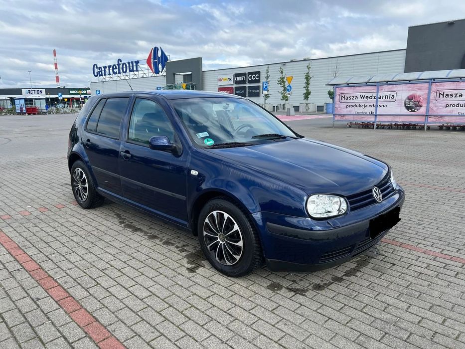 Volkswagen Golf Golf IV 1,9 TDI Diesel 2002 r. granatowy