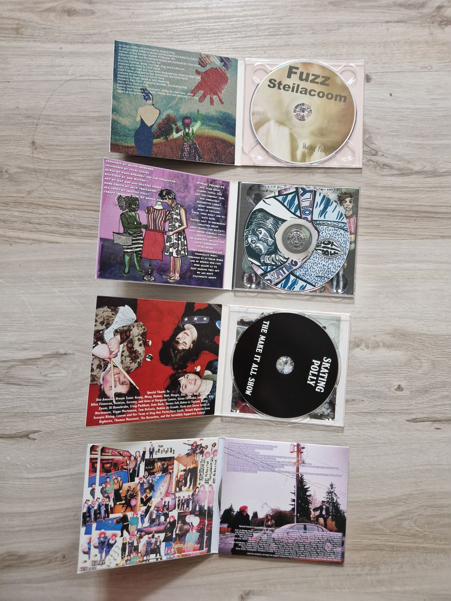 Skating Polly - zestaw 4x płyta CD