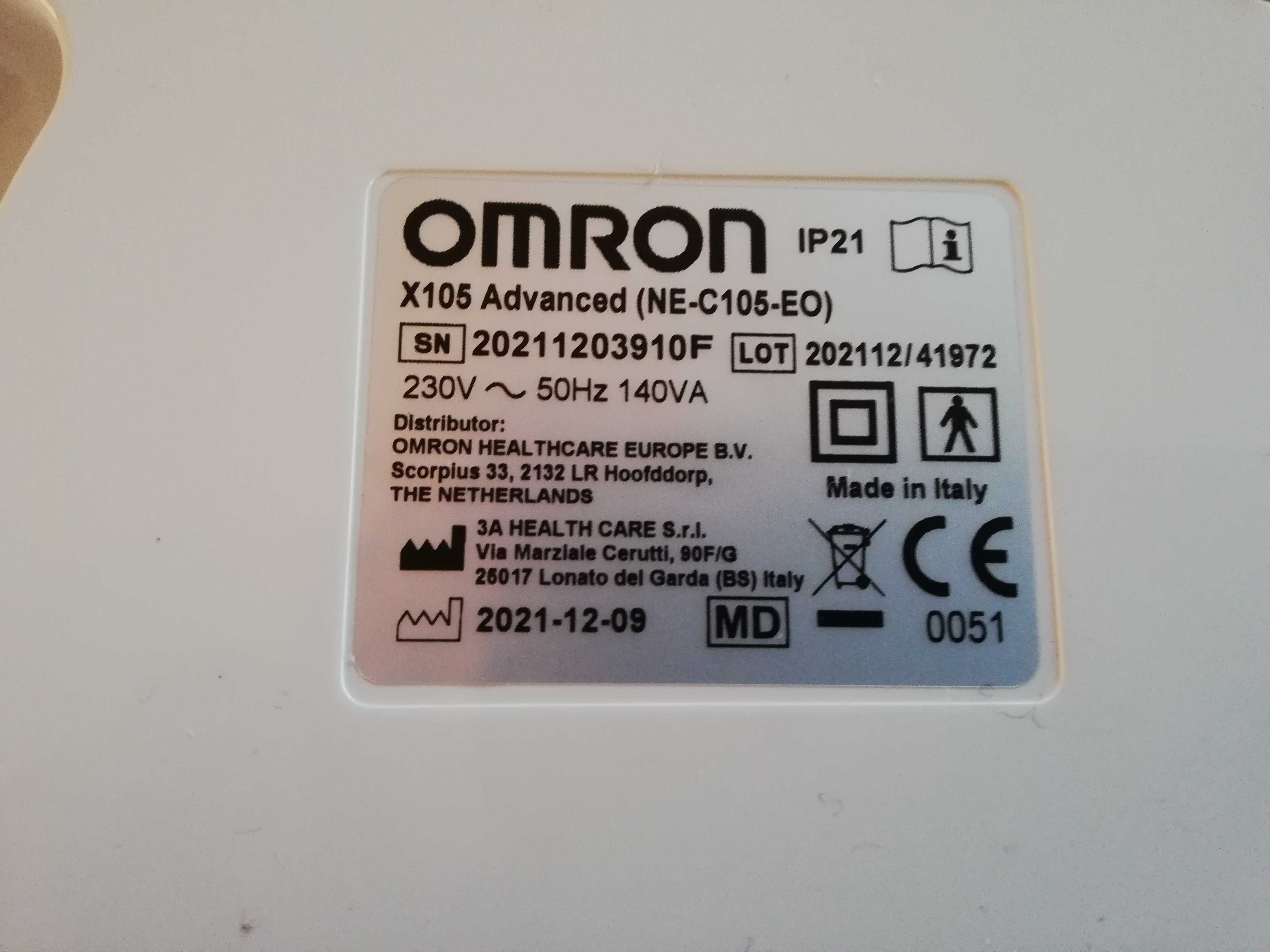 Nebulizator Inhalator Omron X105 Advanced