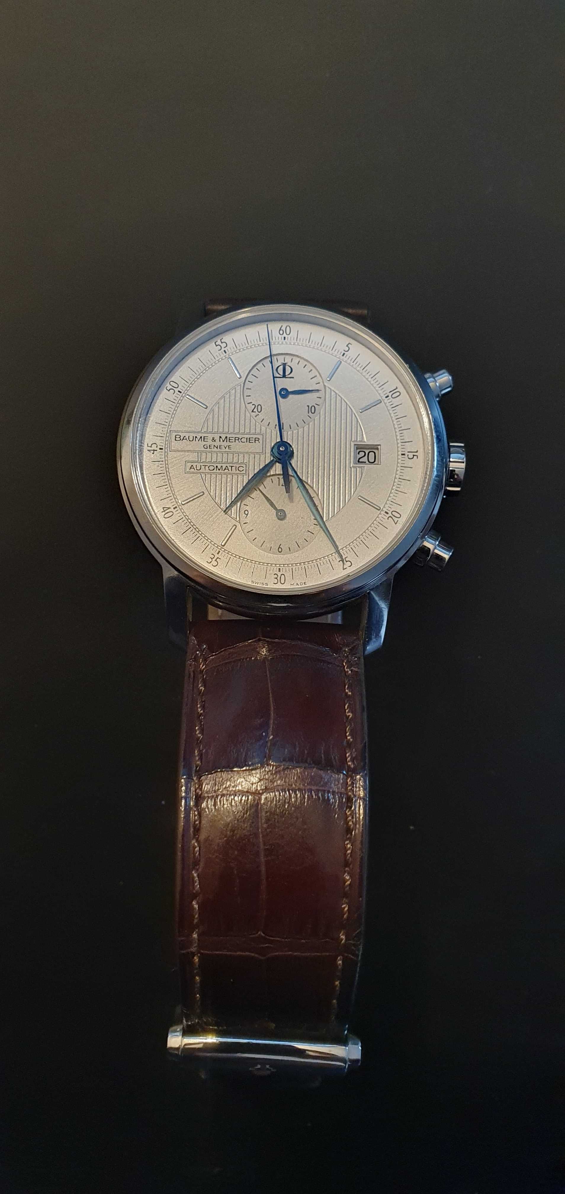 Baume & Mercier Classima Automatic cronometro. caixa e documentos