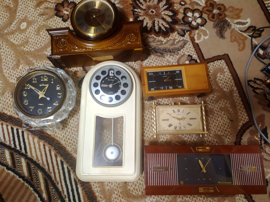 Годинники СРСР Янтар, Маяк та інш.