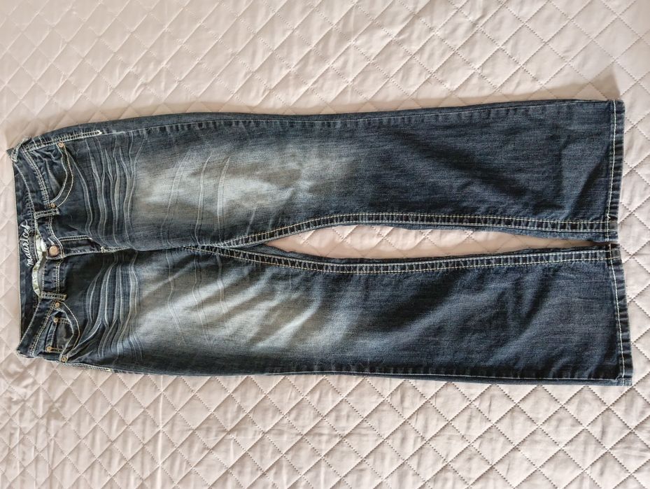 Spodnie damskie jeansy dżinsy dzwony maurices