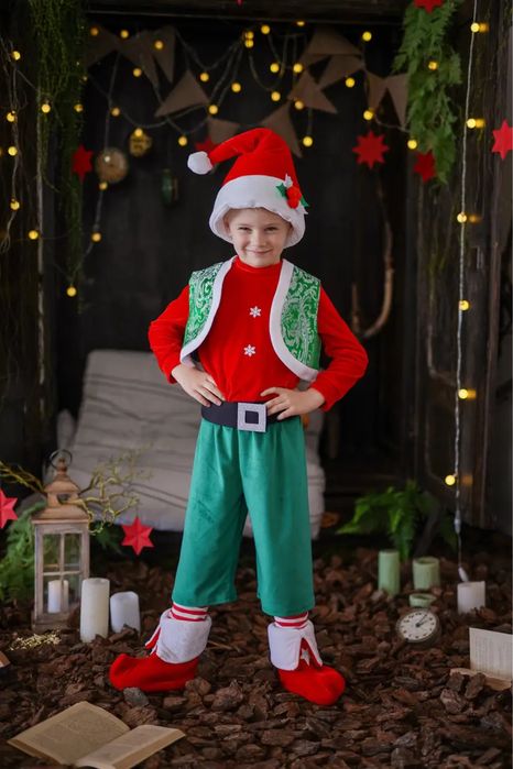 Костюм ельф новорічний ельфійка эльф