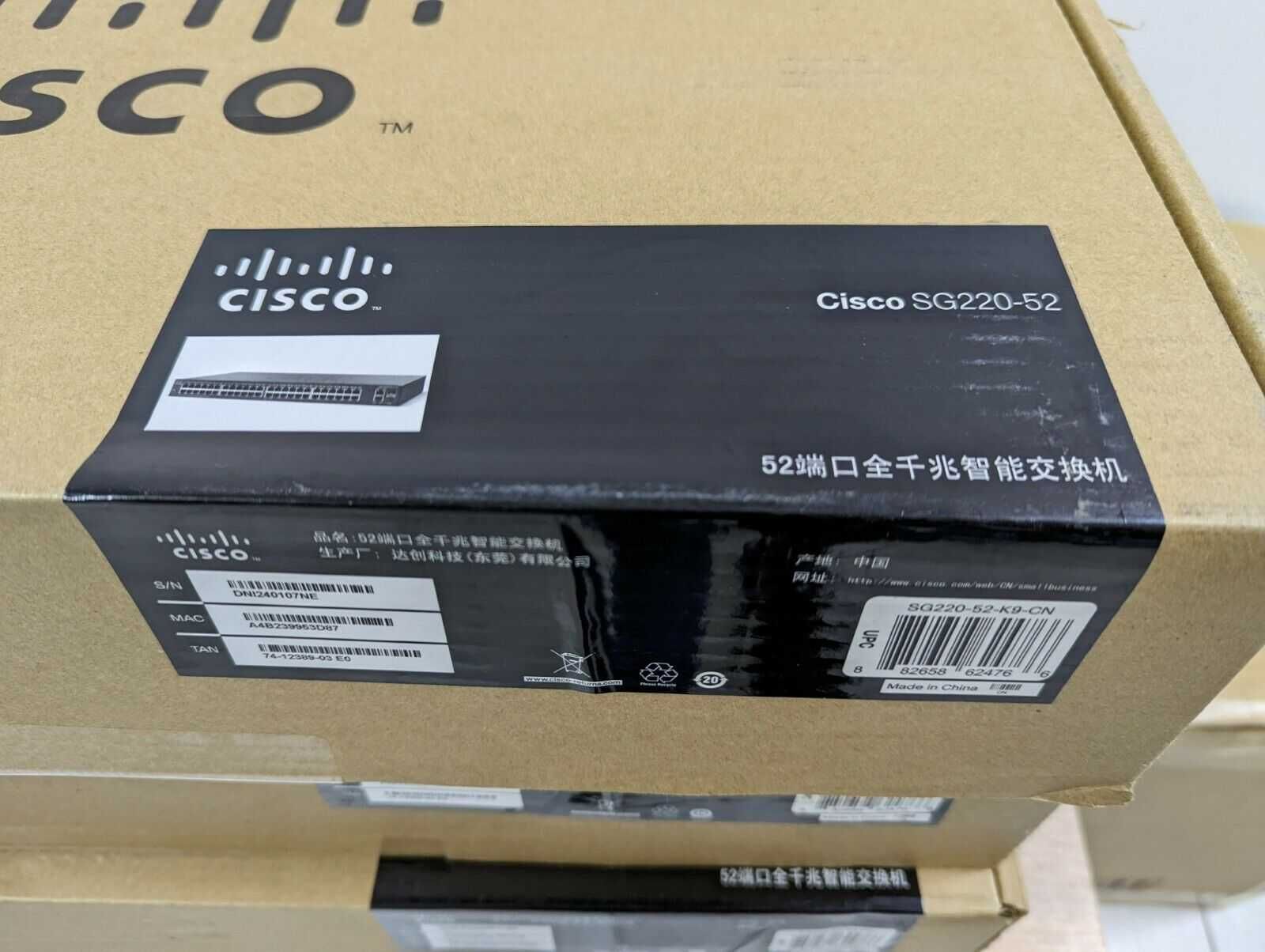 Комутатор Cisco SB SF550X-48MP-K9-EU