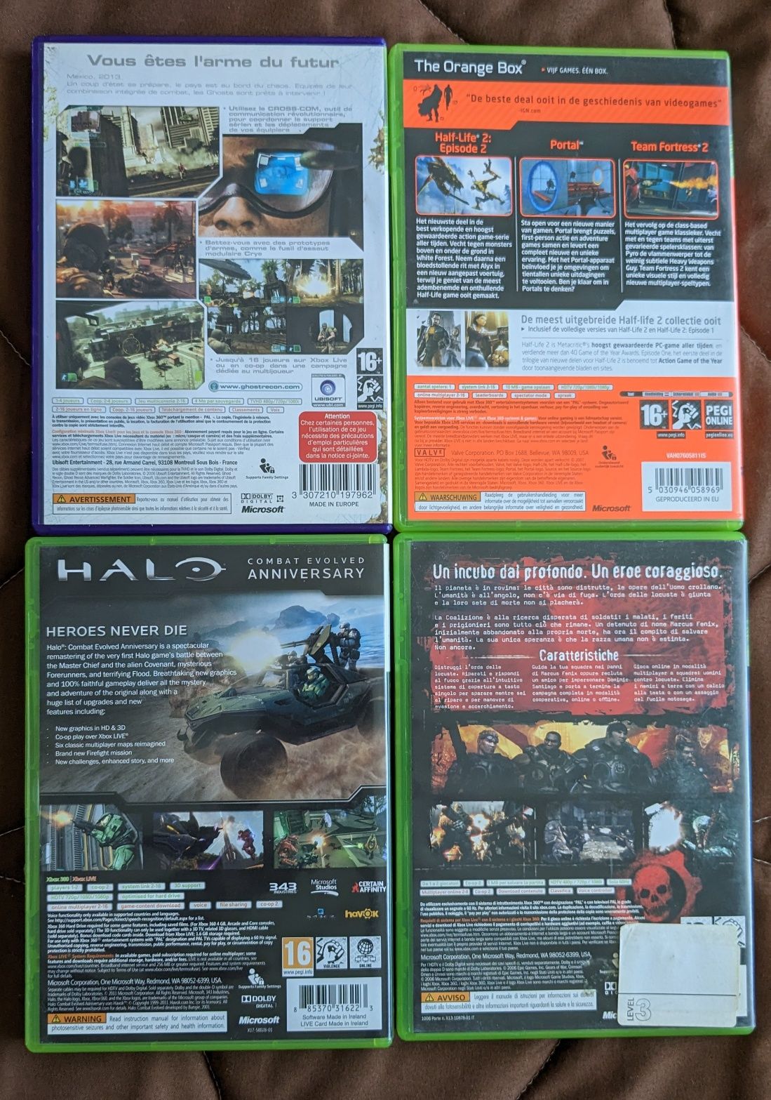 Xbox 360: Gears of War e GRAW