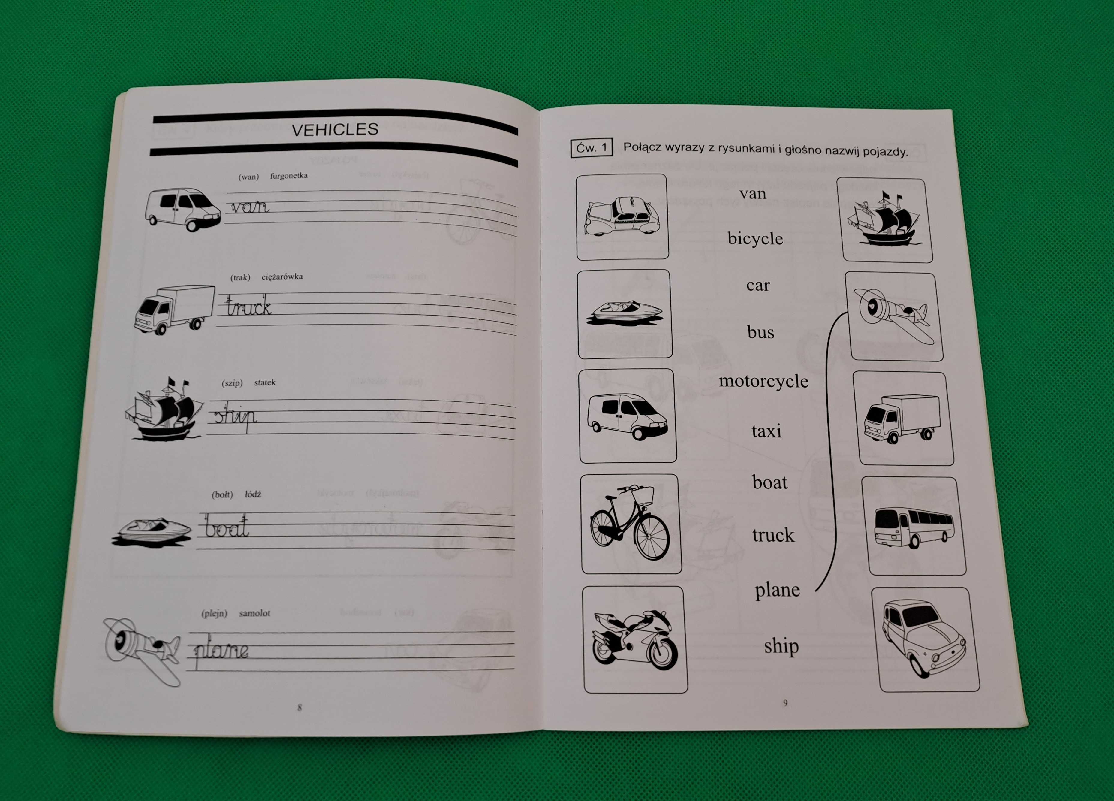 Książka - Angielski dla dzieci 6-8 lat, pierwsze słówka, ćwiczenia