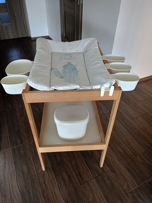 Przewijak Ikea sniglar akcesoria pojemniki kosz