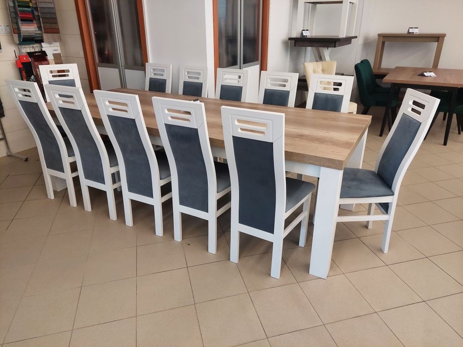 Stół do 350cm + 12 krzeseł różne kolory oraz wymiary, producent