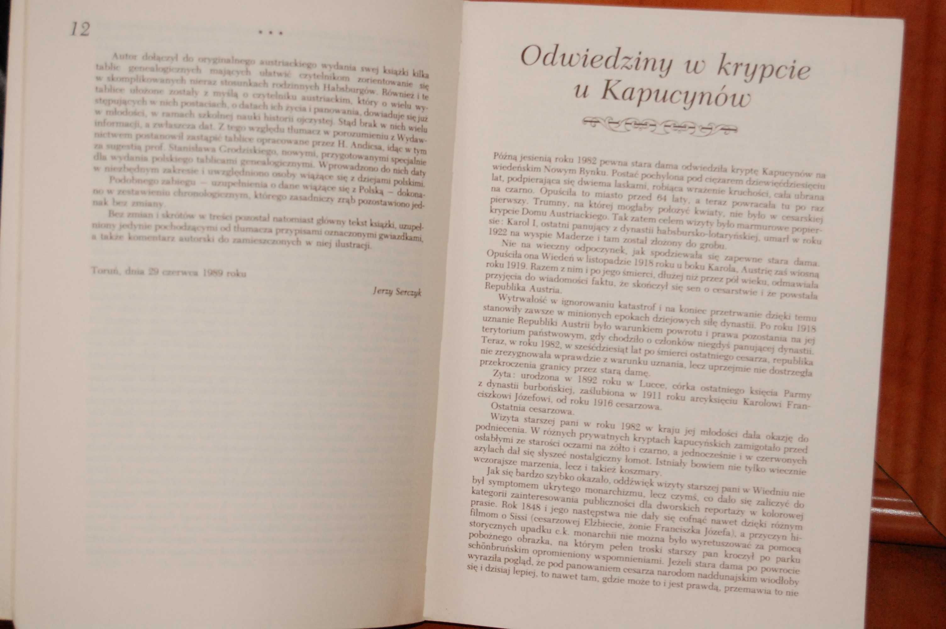 Hellmut Andics.Kobiety Habsburgów.Ossolineum.1991.Historia.