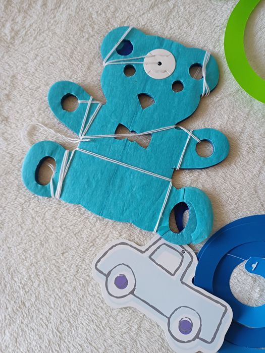 Dekoracja na 1 urodziny Dizzy danglers