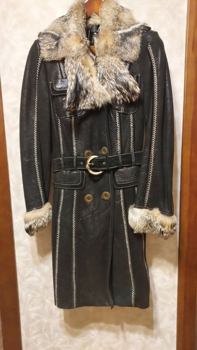 Демі шкіряне пальто