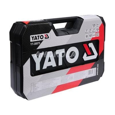 Zestaw narzędziowy 1/2" 1/4" 3/8" 126szt YT-38875