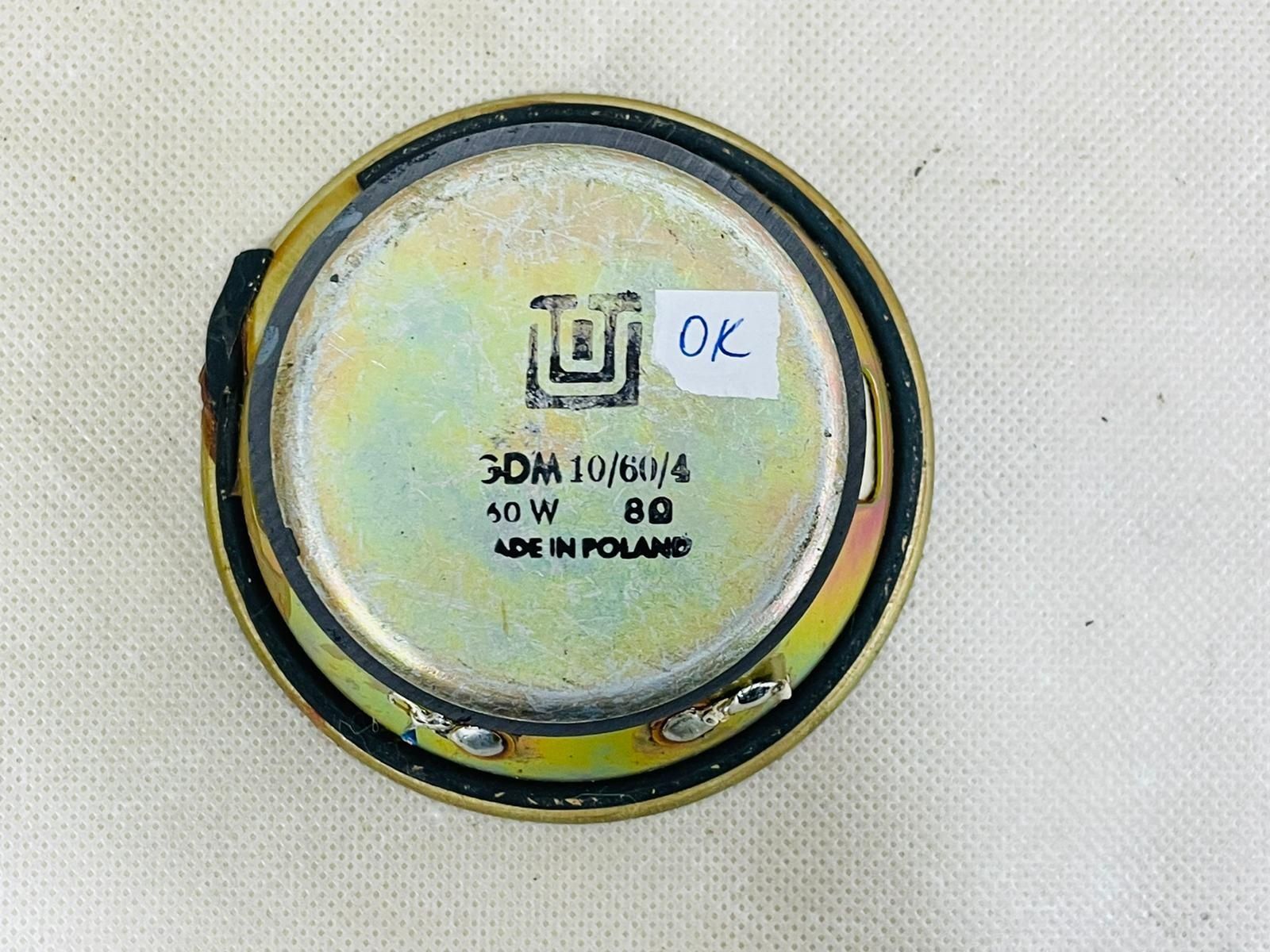 Głośnik gdm 10/60 8ohm 10/60/4 sprawny Unitra Tonsil zamknięty kosz