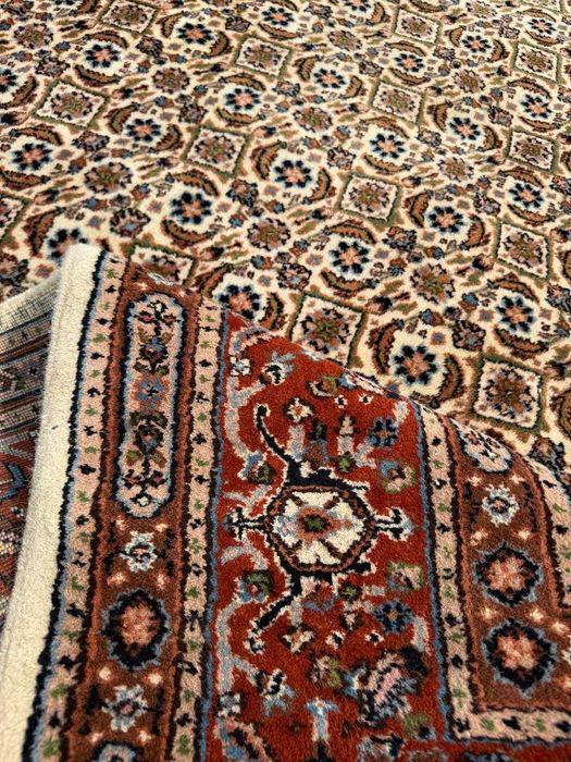 Dywan Wełniany Kaszmirowy perski Indo Herati 270x200 sklep 12 tys