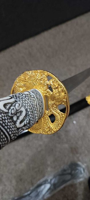 Самурайский меч Grand Way Katana 4145 Катана Ніж Нові Маклауд Дракон +