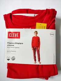 Piżama chłopięca Cleve bawełniana 2cz 134 140 świąteczna