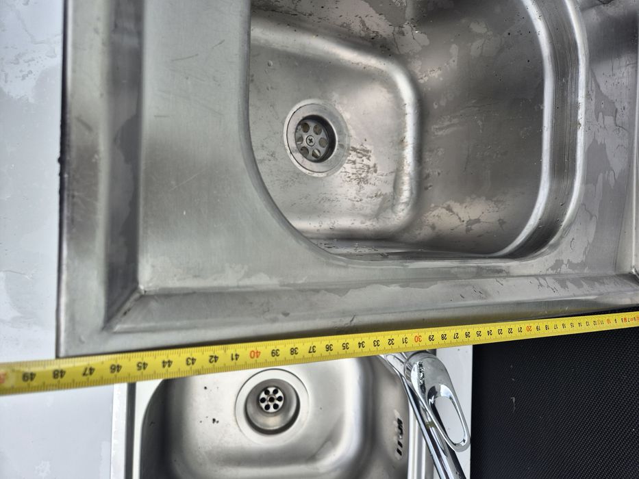 Zlew jedno komorowy i 2 komorowy maly