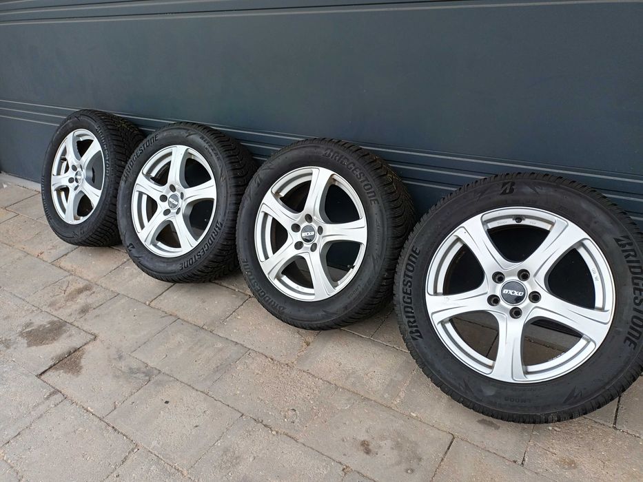 Koła zimowe FORD, VOLVO 5x108 /Alufelgi + opony BRIDGESTONE 235/55 R17