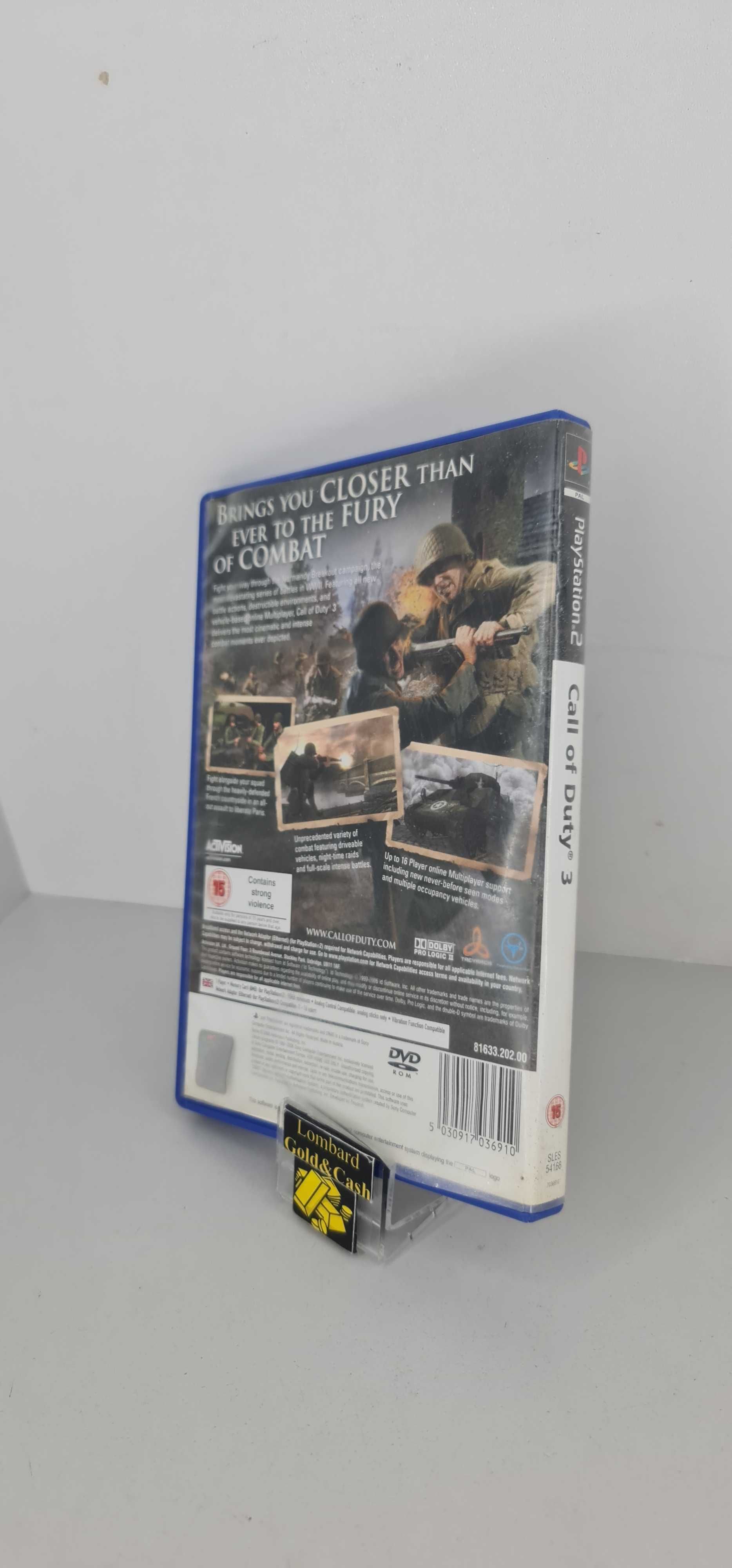 Gra Call of Duty 3 PS2 Wersja Angielska