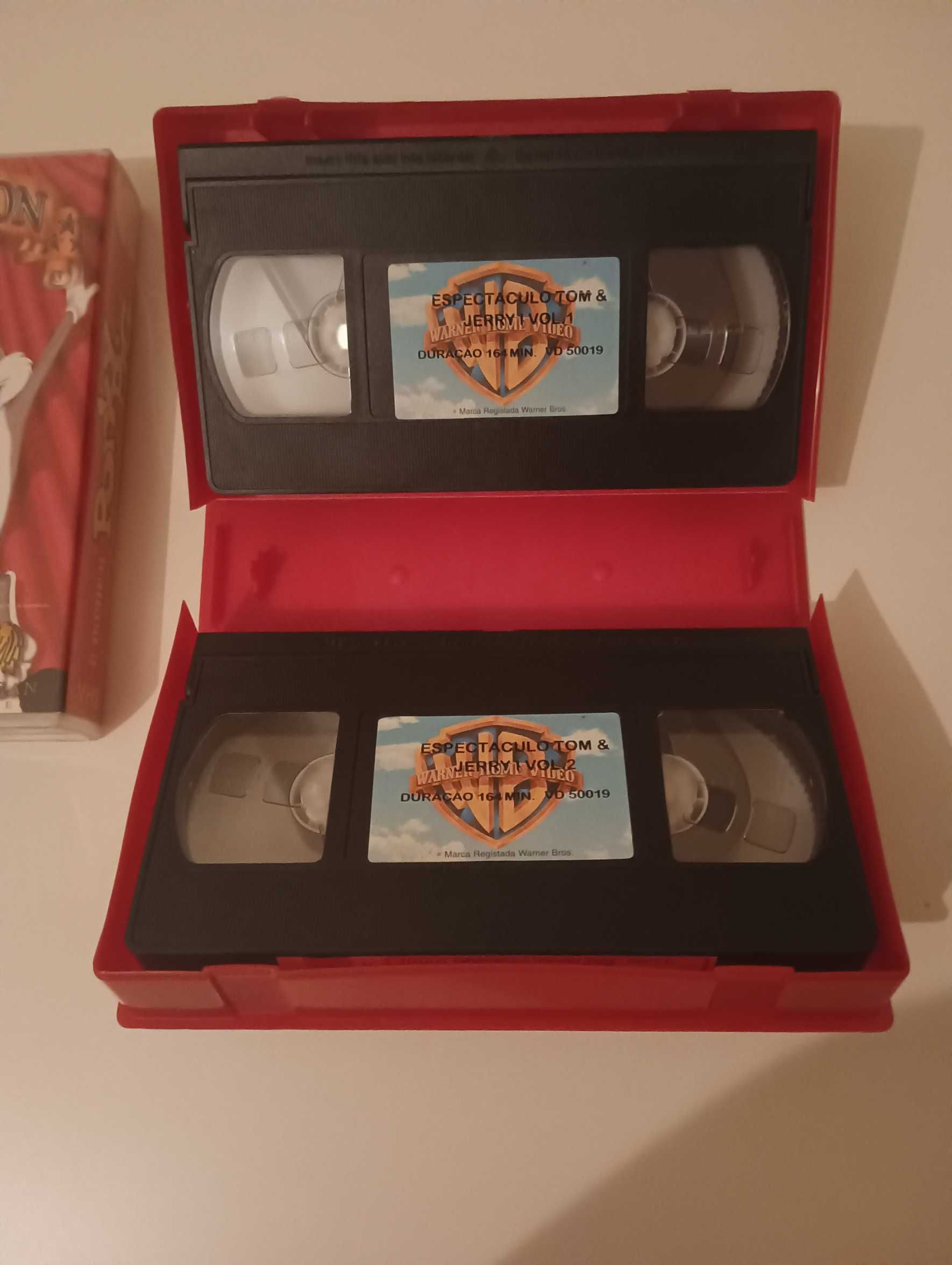 Filmes VHS * Porky Pig * Duffy Duck * Tom & Jerry 2 cassetes * desde -