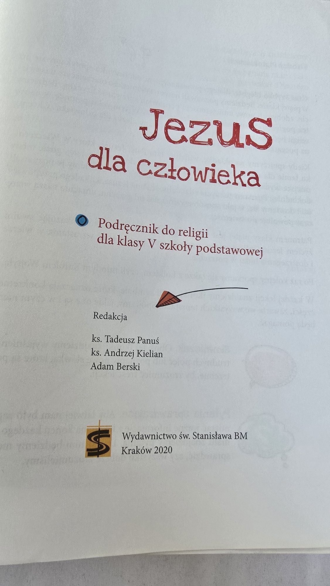 Podręcznik do religii klasa 5 Jezus dla człowieka