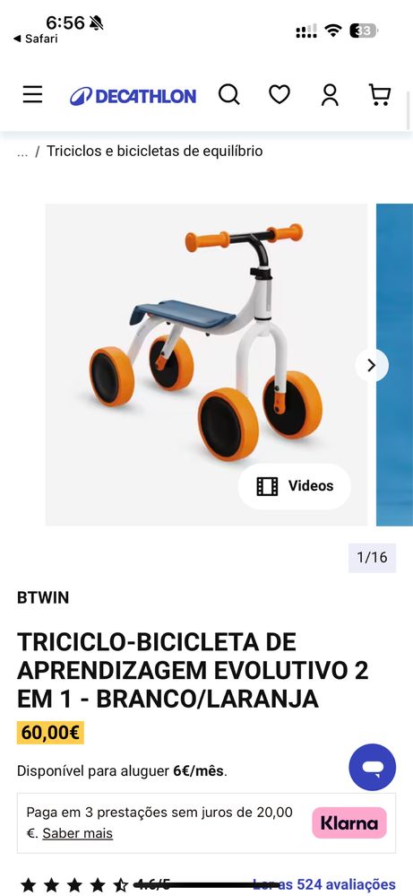 TRICICLO-bicicleta BTWIN decathlon