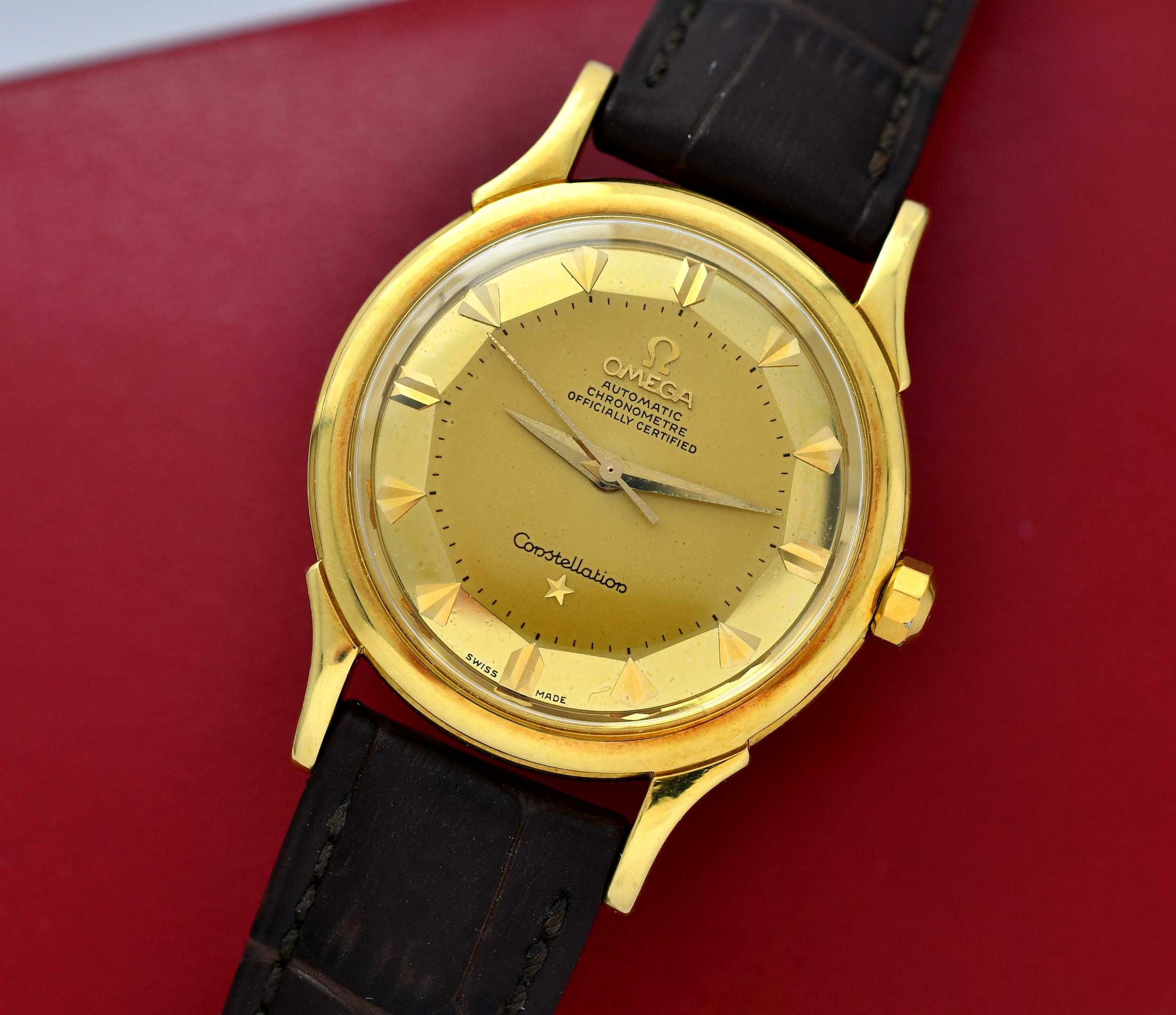 Zegarek OMEGA Constellation Automatic ZŁOTO 18K - Vintage z 1956 r.