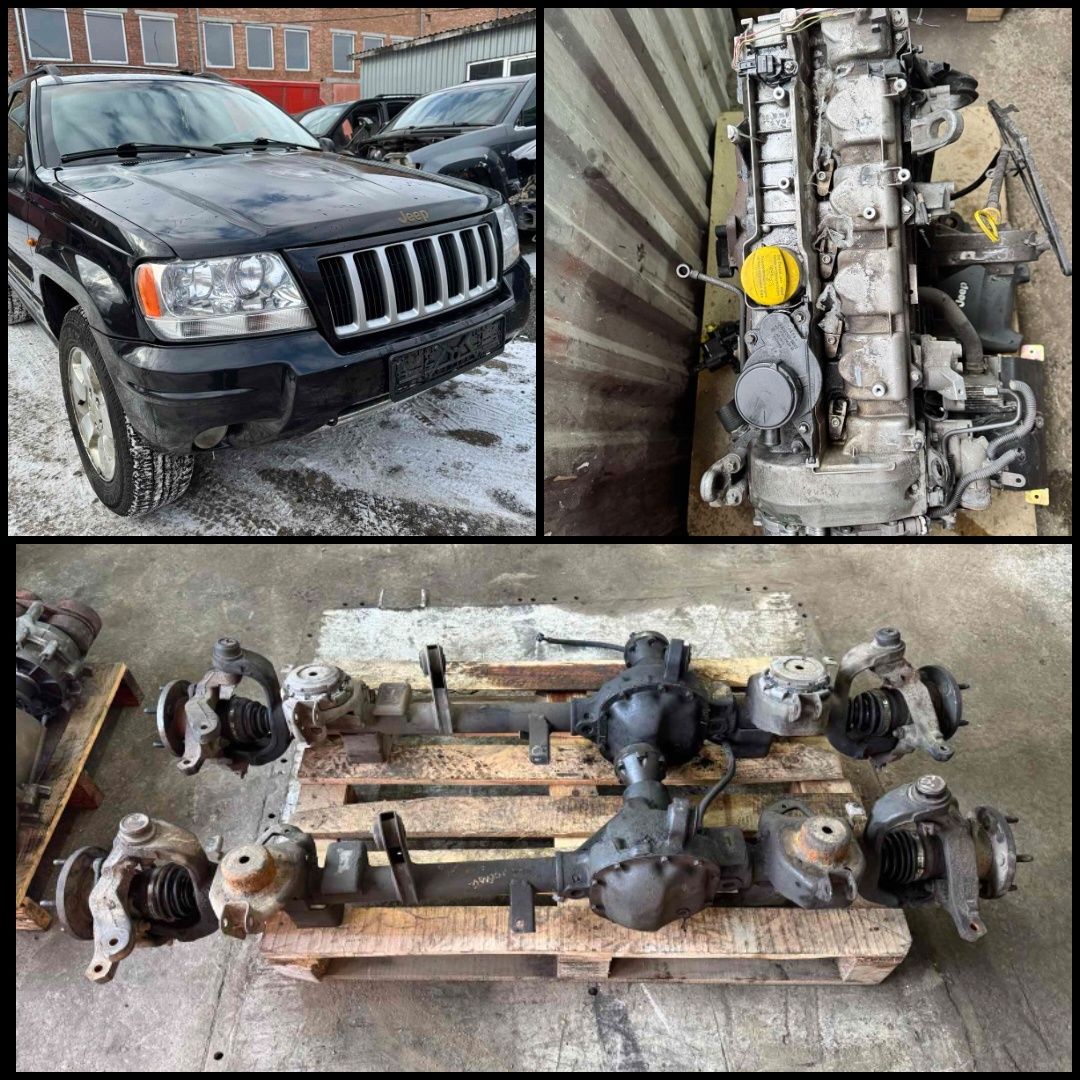 Радіатор охолодженя Jeep Grand cherokee WJ 2.7 1999/2005 Розборка !!!