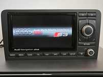 Radio nawigacja RNS-E LED RNSE Audi a3 8P chromowane gałki piano black