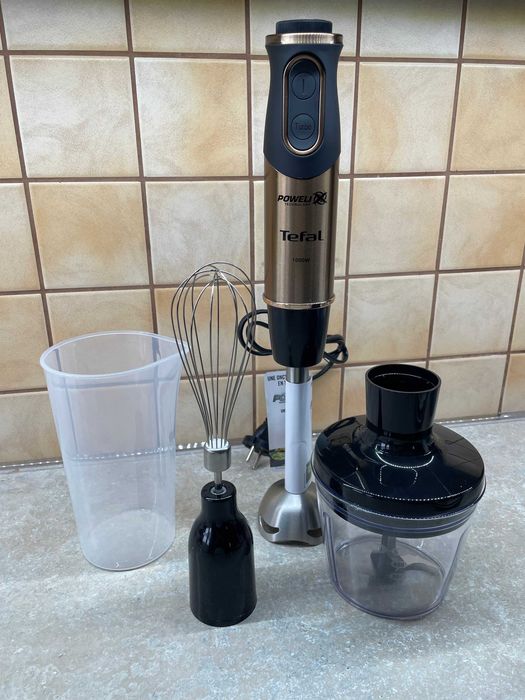Blender ręczny TEFAL 3w1 1000 W – mocny i wielofunkcyjny