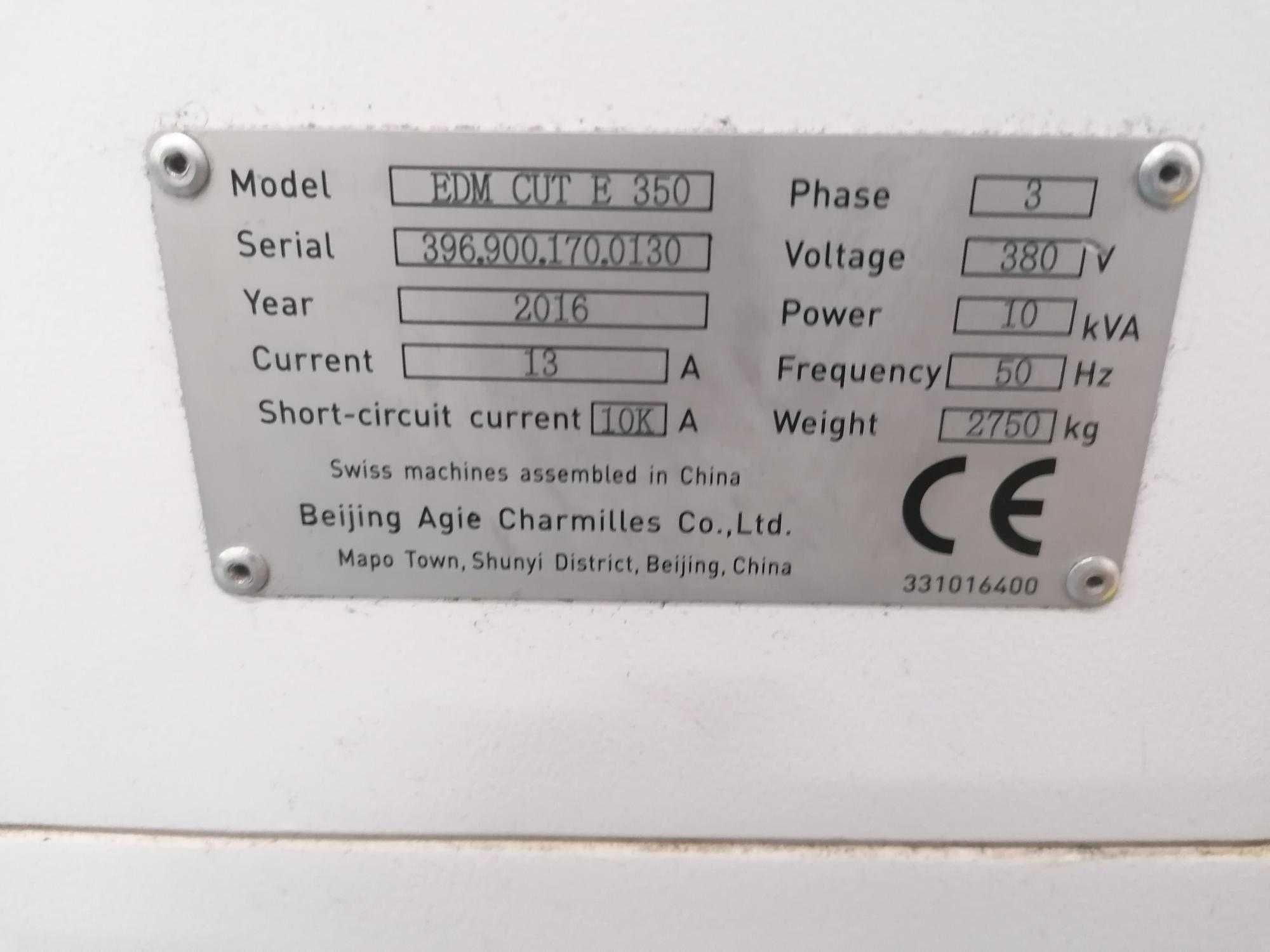 Agie Charmilles CUT E 350 CNC