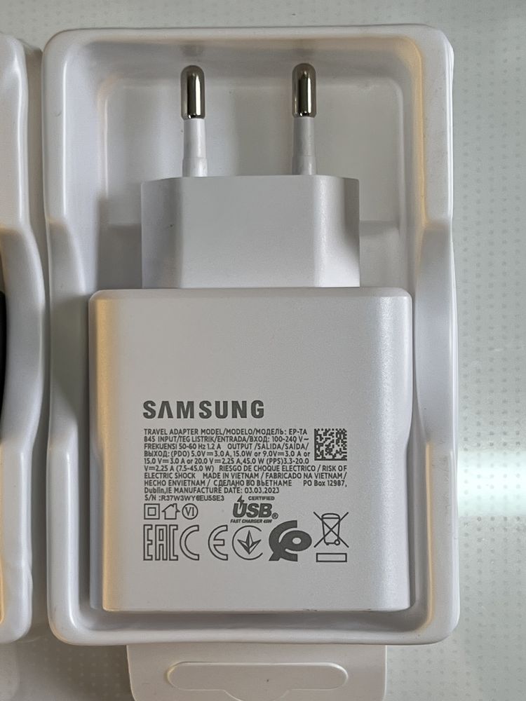 Супер швидка зарядка Samsung 45w super fast charger ta845