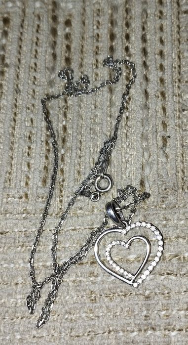 Срібна підвіска з кулоном